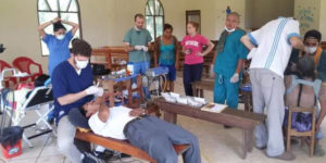 professionals provide dental and medical care.