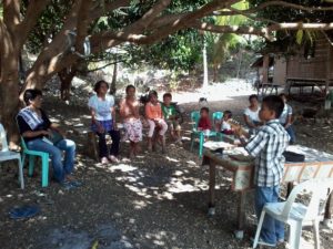 Sharing the gospel in the villages of the Philippines